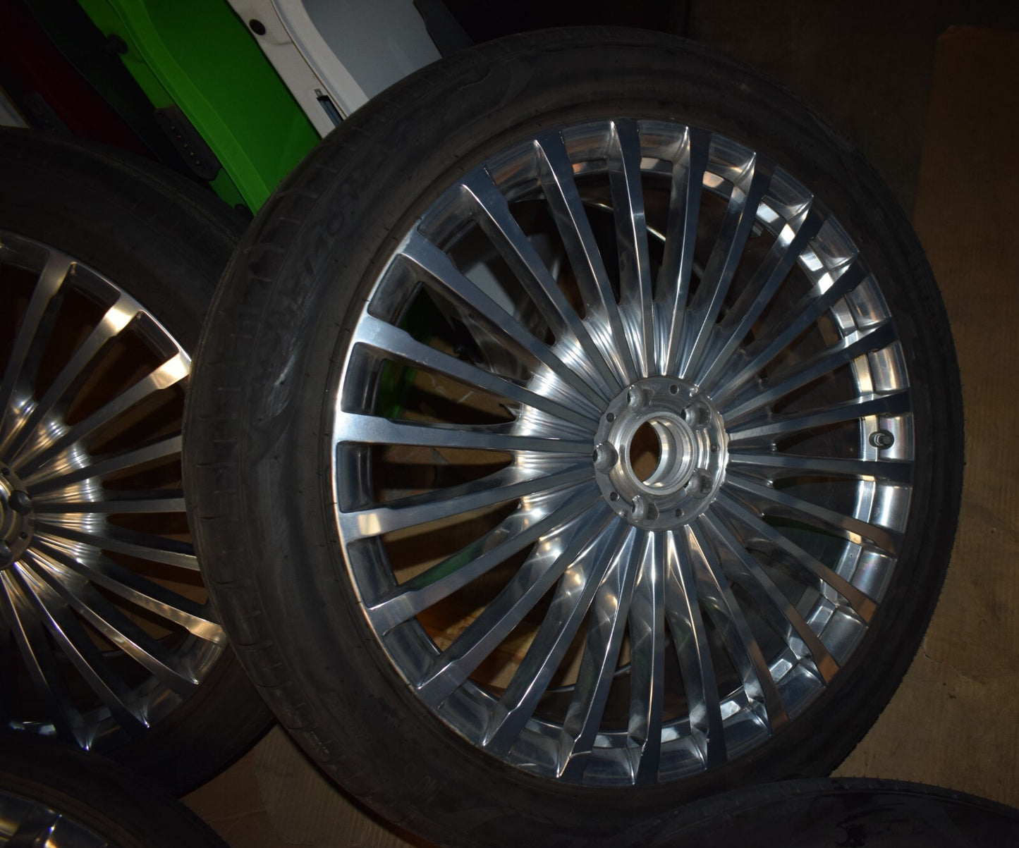 Original Mercedes MAYBACH X167 GLS Komplettradsatz Räder Felgen 22" chrom