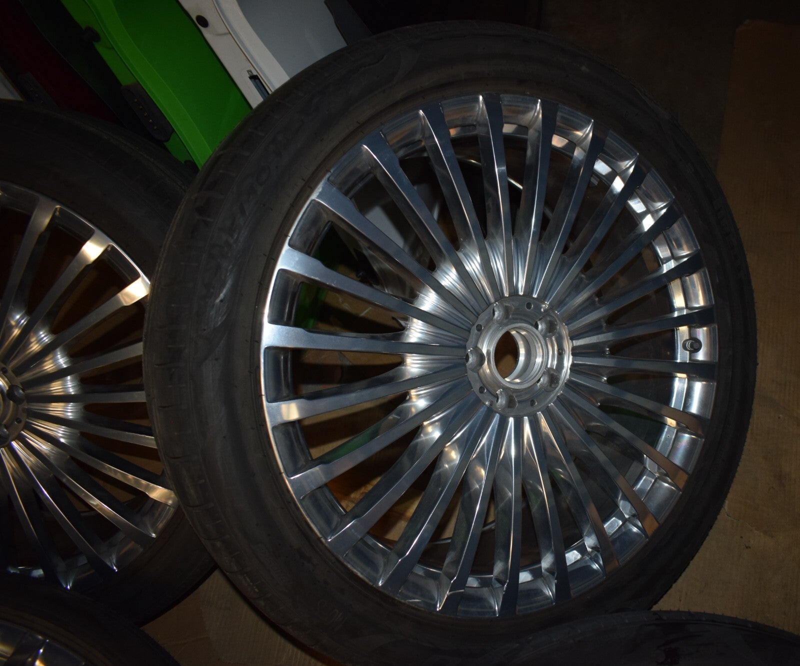 Original Mercedes MAYBACH X167 GLS Komplettradsatz Räder Felgen 22" chrom