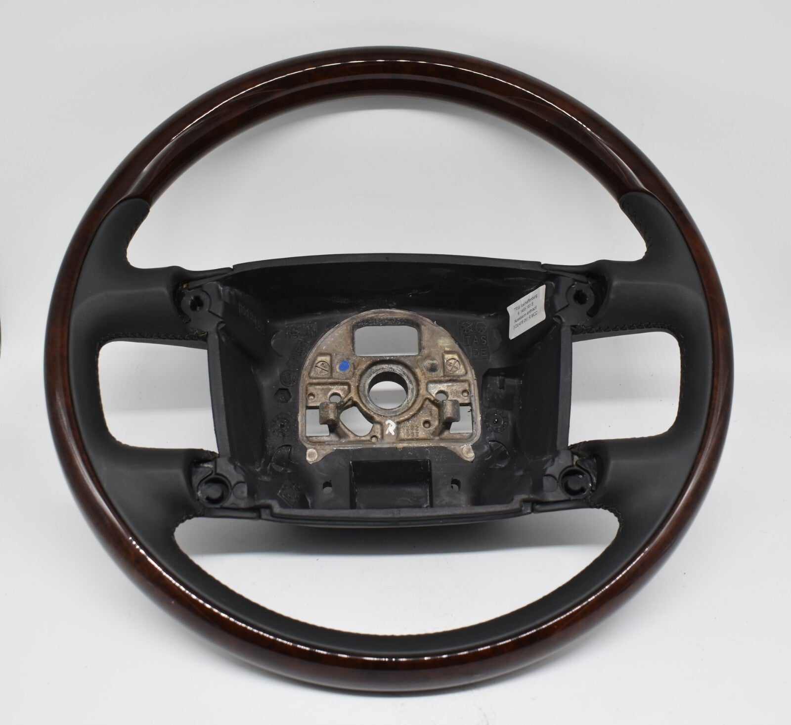 VW Lenkrad Holzlenkrad Touareg Phaeton Nussbaum Anthrazit steering wheel