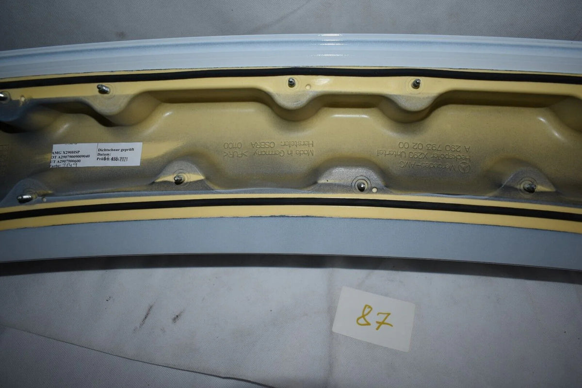 Original Mercedes AMG GT 290 X290 rear Spoiler Heckspoiler Polarweiß