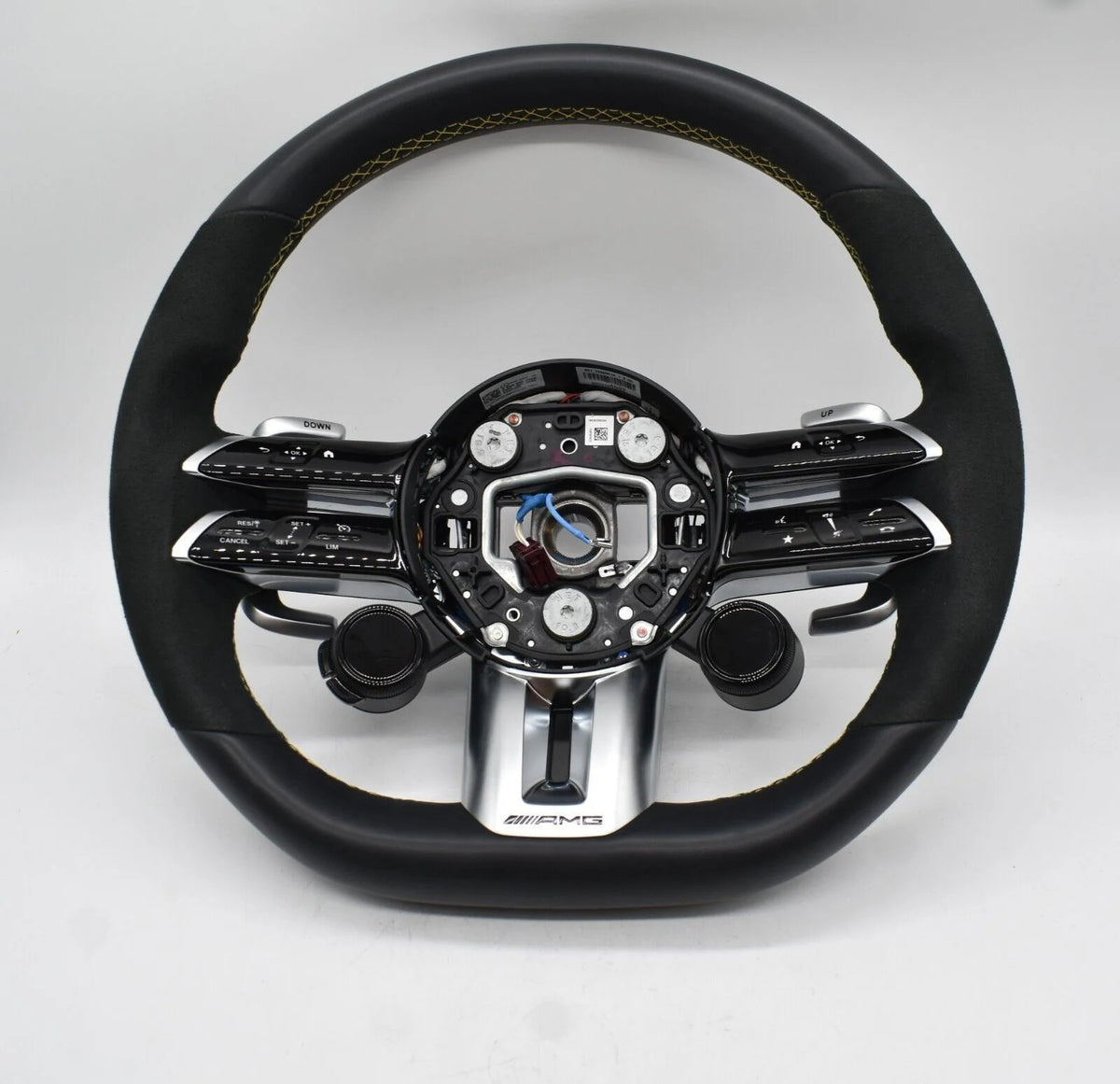Original Mercedes AMG Performance Lenkrad w223 Leder Drive Unit Alcantara