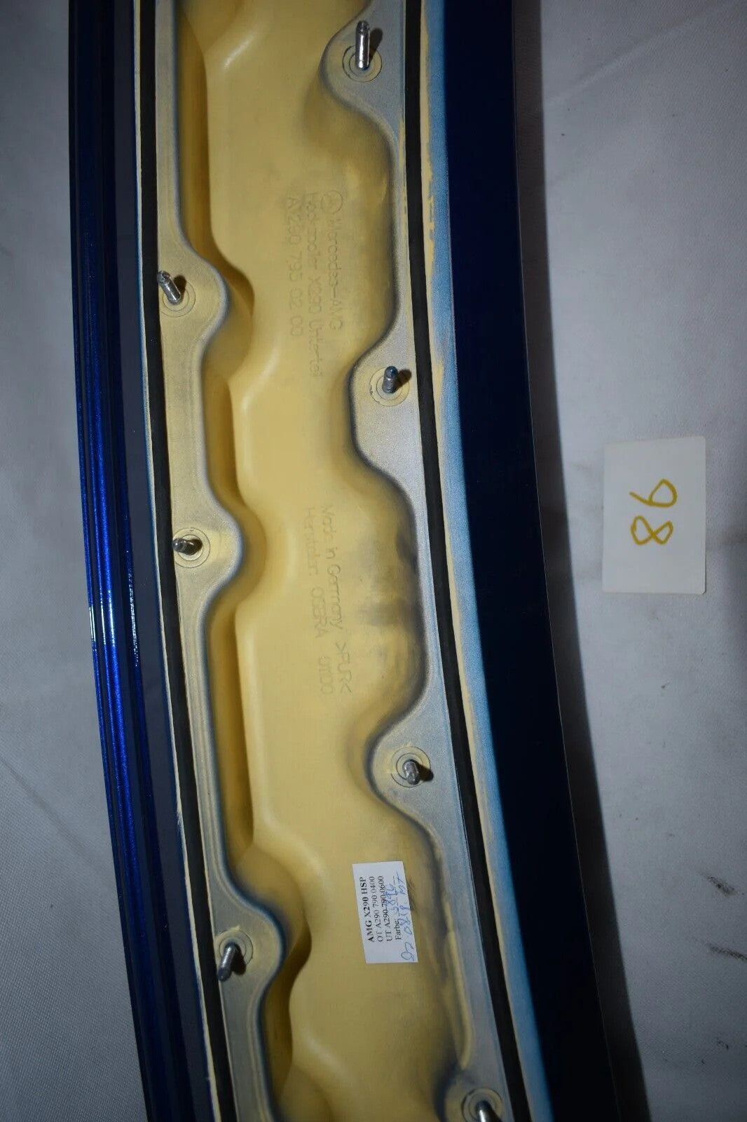 Original Mercedes AMG GT 290 X290 rear Spoiler Heckspoiler Carbon Brillantblau