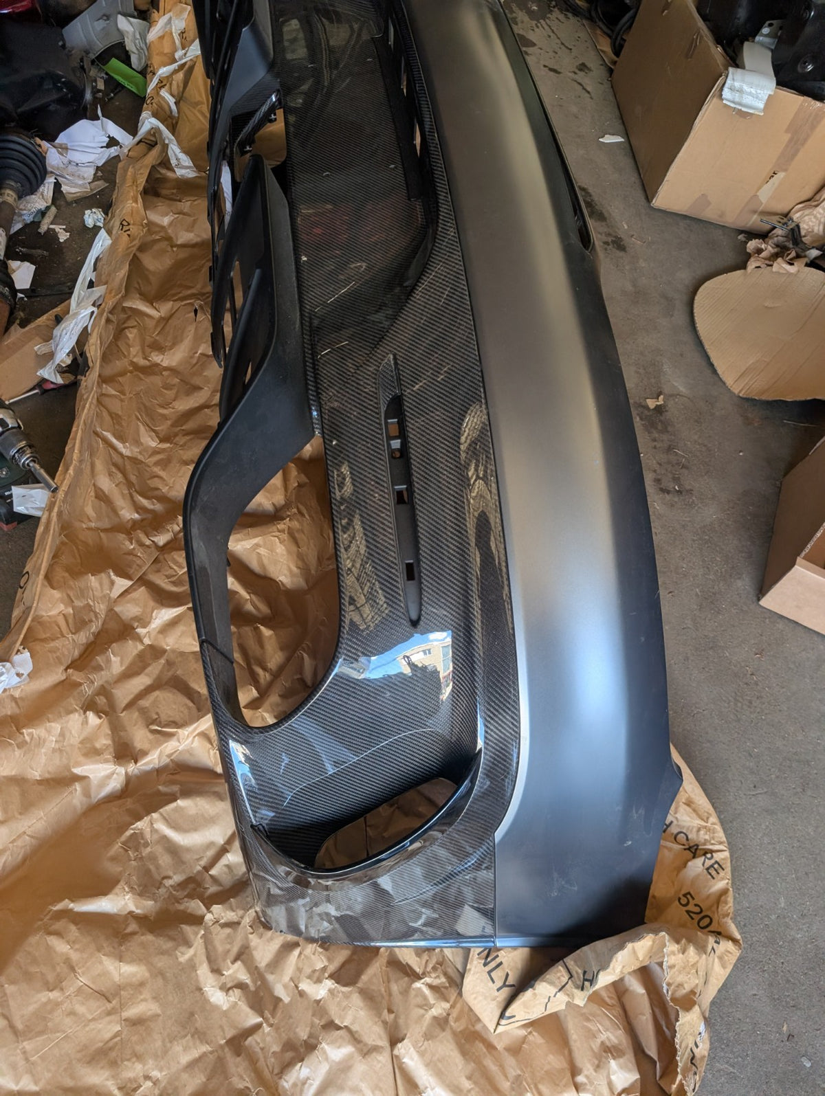 Original Mercedes AMG GT C190 Stoßstange Carbon Hinten Black Series