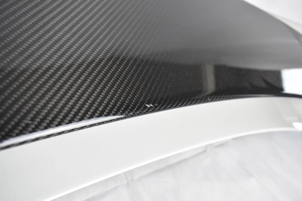 Original Mercedes AMG GT 290 X290 rear Spoiler Heckspoiler Polarweiß Carbon