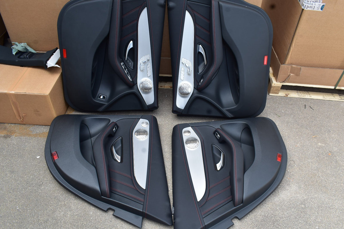 Original Mercedes W253 GLC Coupe Türverkleidung Satz Leder AMG Türpappe