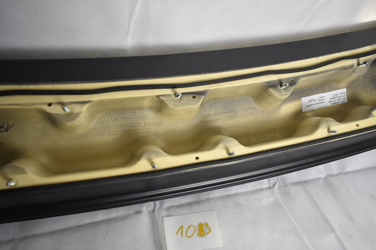 Original Mercedes AMG GT 290 X290 rear Spoiler Unterteil Graphitgrau Magno