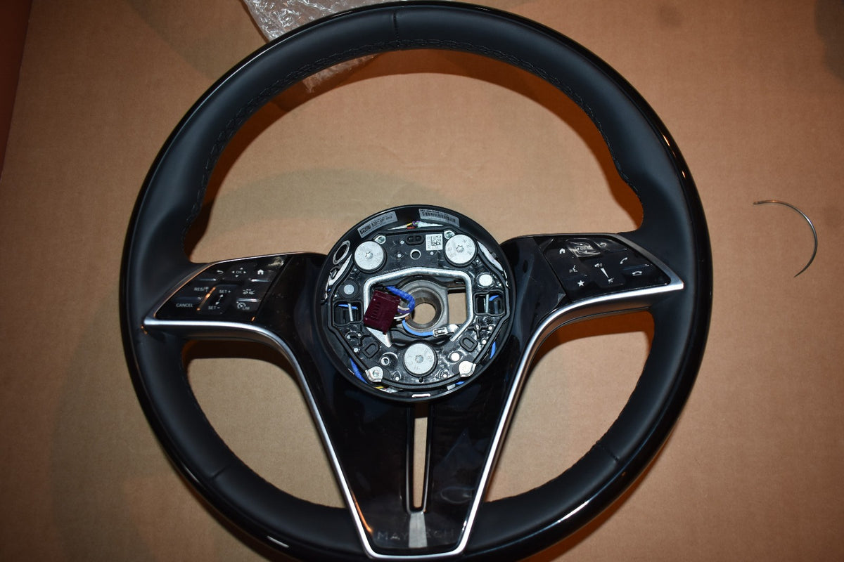 Original Mercedes Holz Lenkrad Holzlenkrad w223 S Klasse Maybach Schiefer