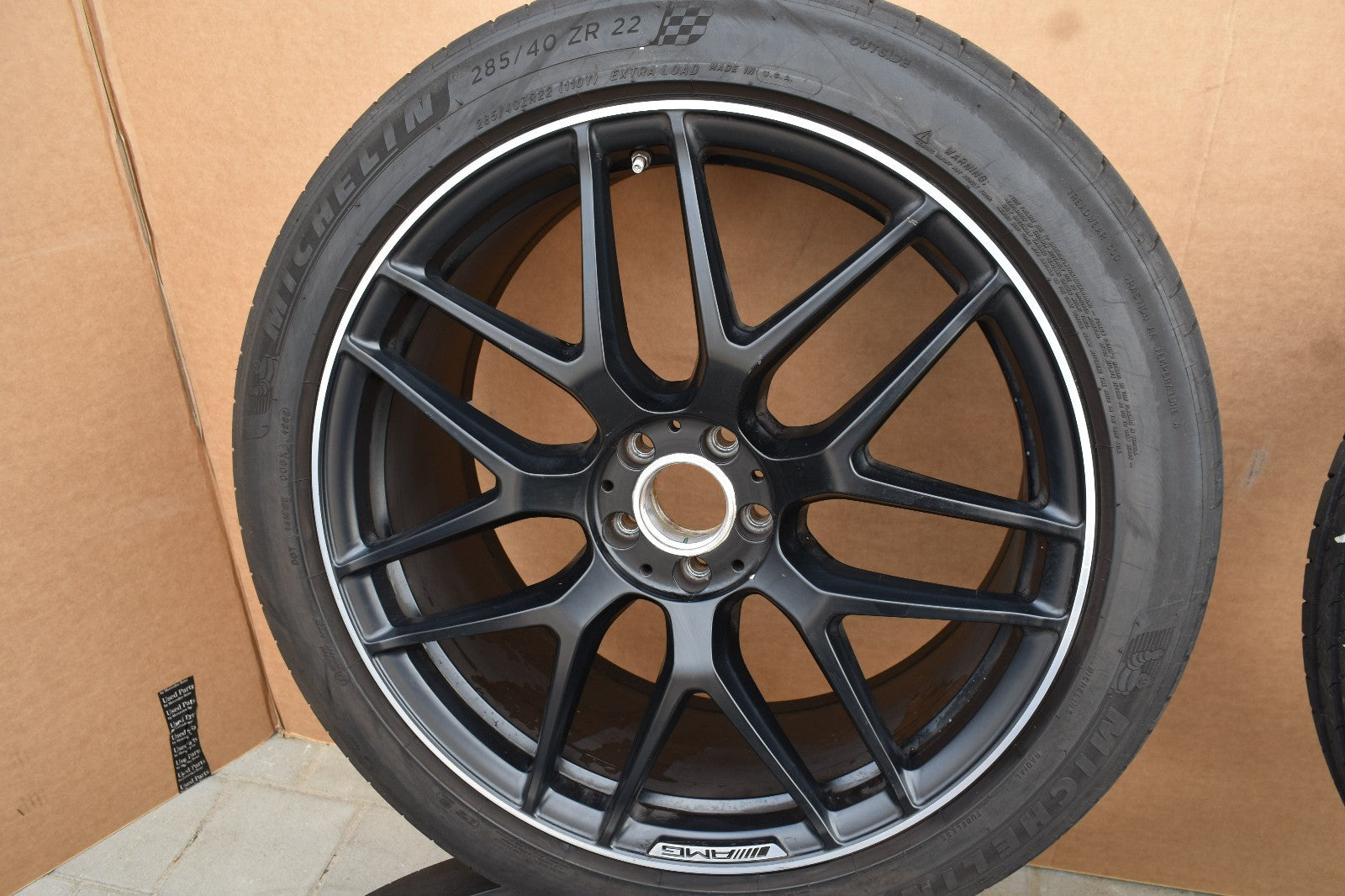 Original Mercedes w167 GLS X167 AMG Räder Sommer Kreuzspeichen schwarz Matt 22