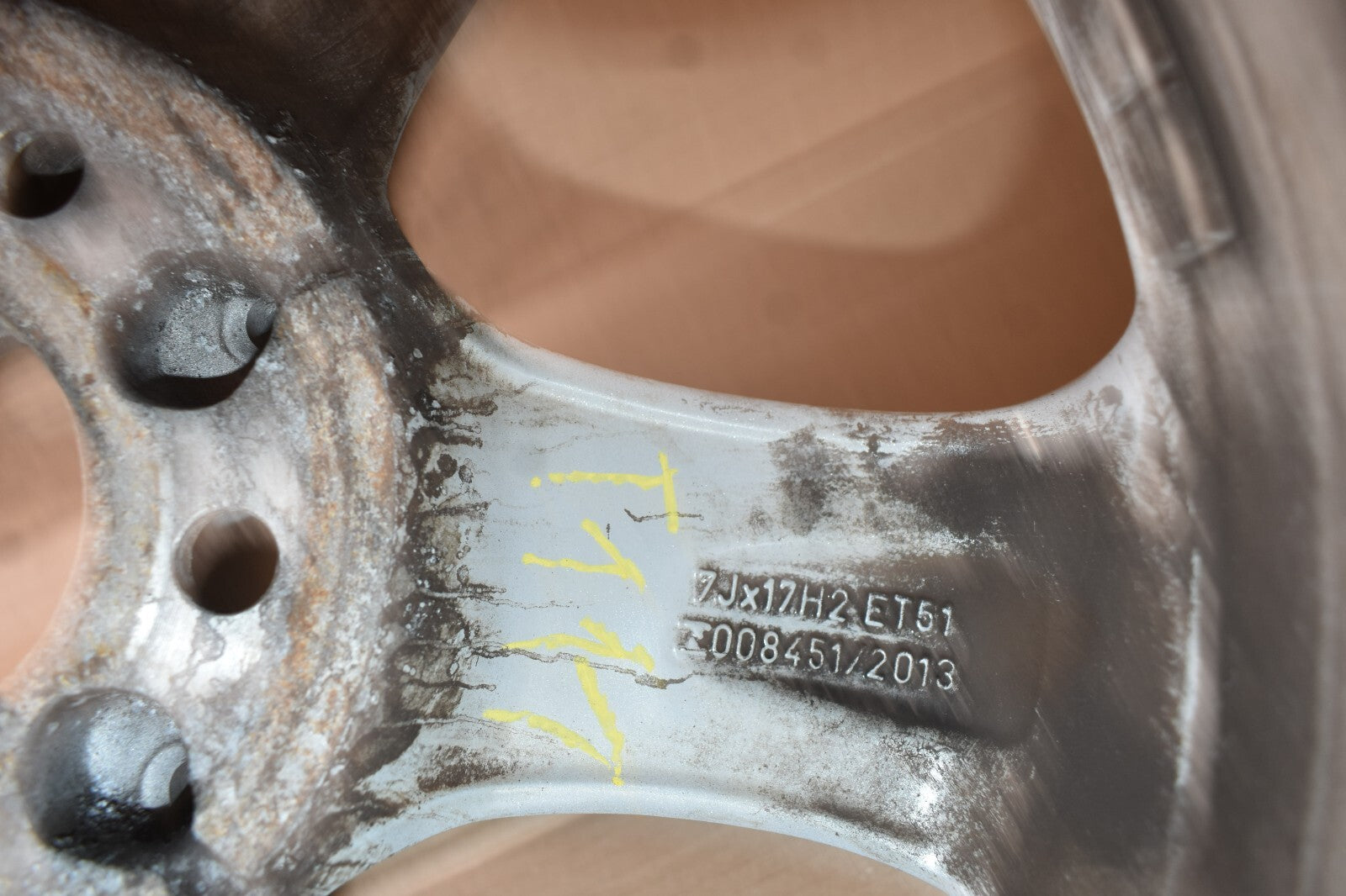 1x Original Mercedes w447 V Klasse Alufelge a4474012200 7Jx17 ET51 Felge