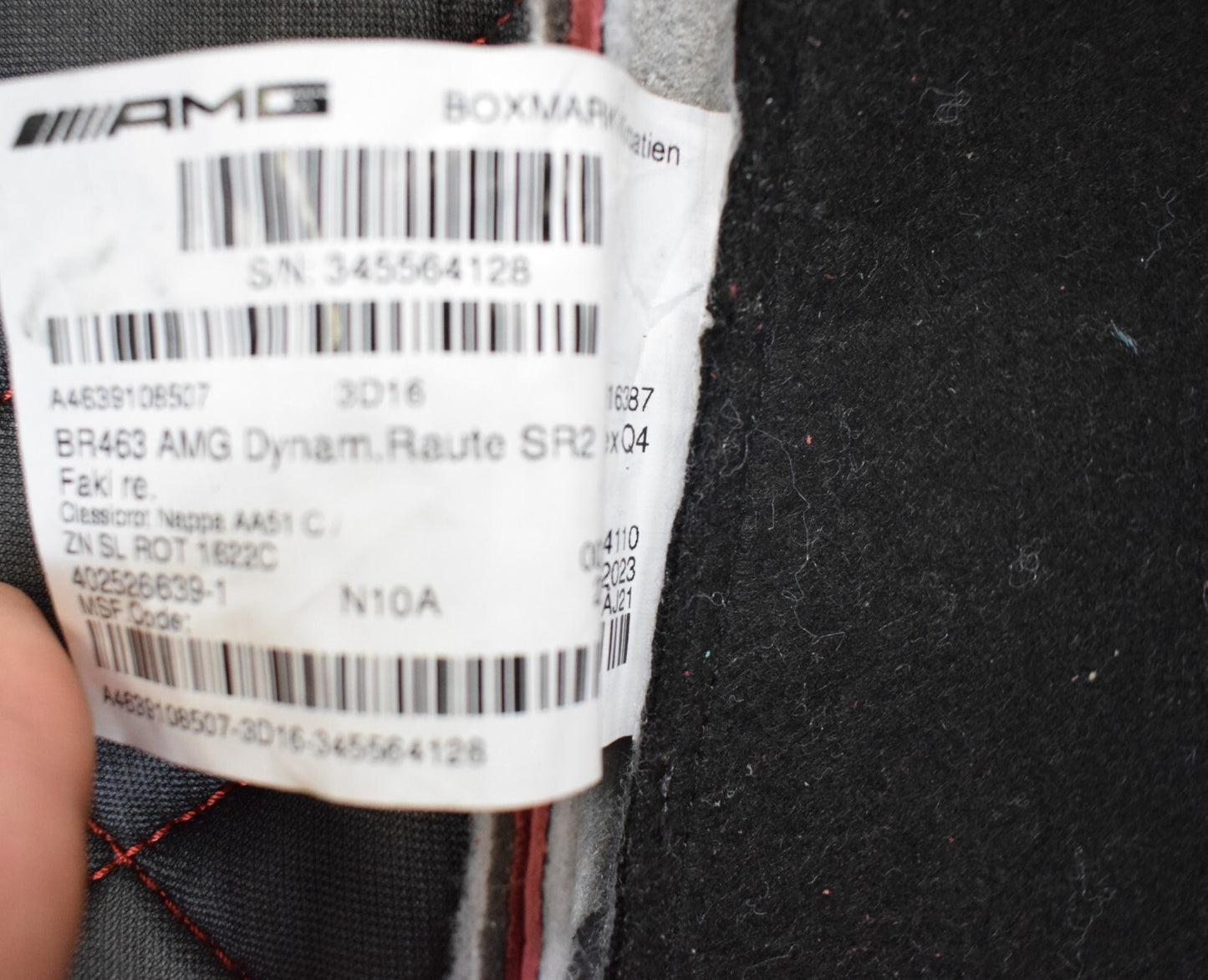 Original Mercedes G Klasse AMG Sitze Sitzbezug Satz Rot G63 w463 A Seat