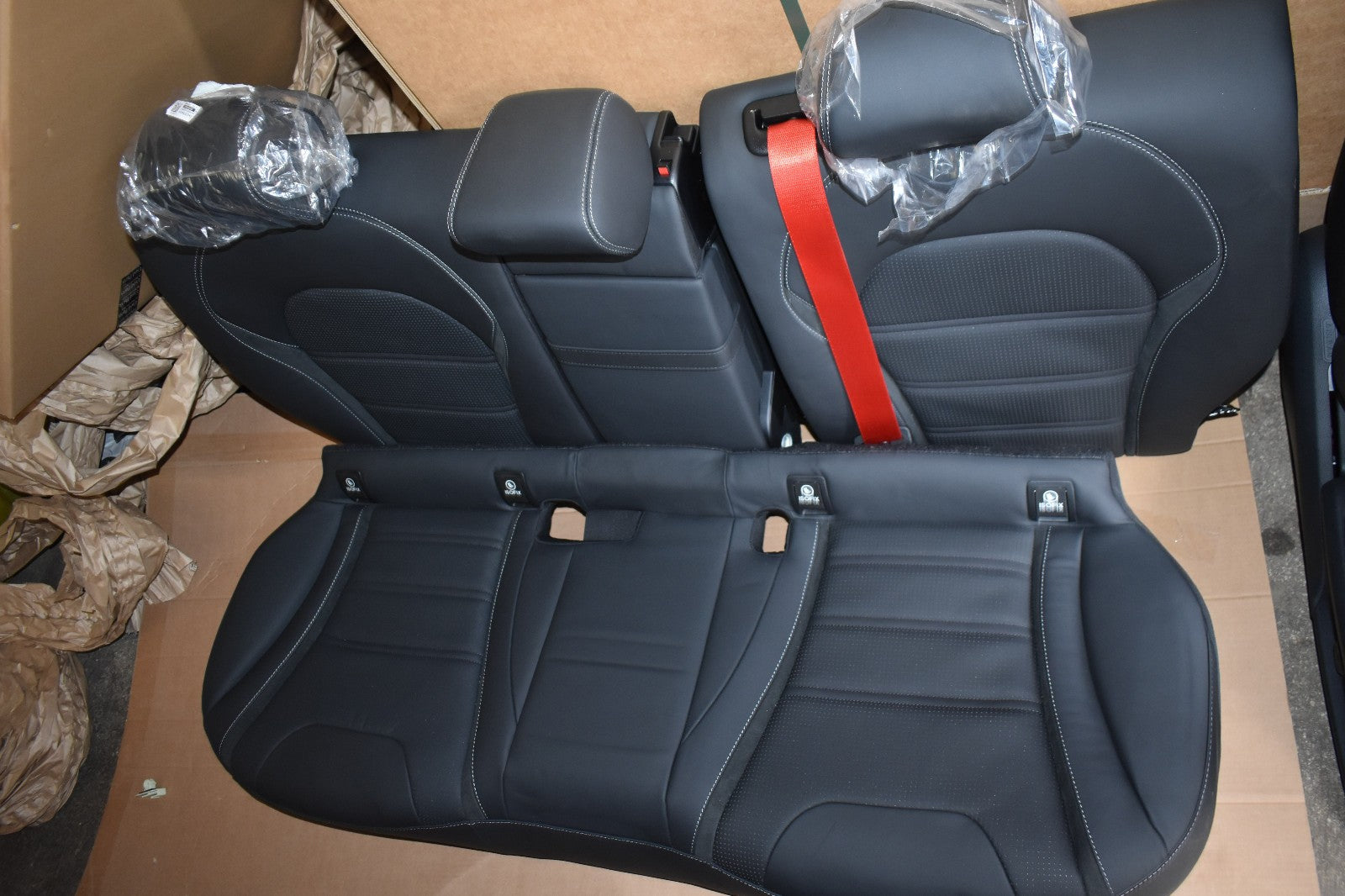 Original Mercedes w205 C Klasse Sitze Innenausstattung AMG Ledersitze Limo