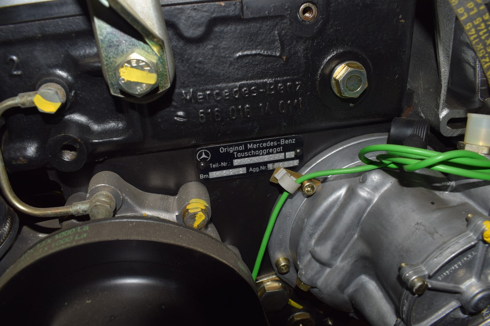 Mercedes Motor Oldtimer OM 616 OM616 A6160102044 616.912 w123 E Klasse