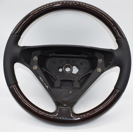 Original Mercedes SLK R171 Holzlenkrad Wurzelnuss schwarz a1714600803