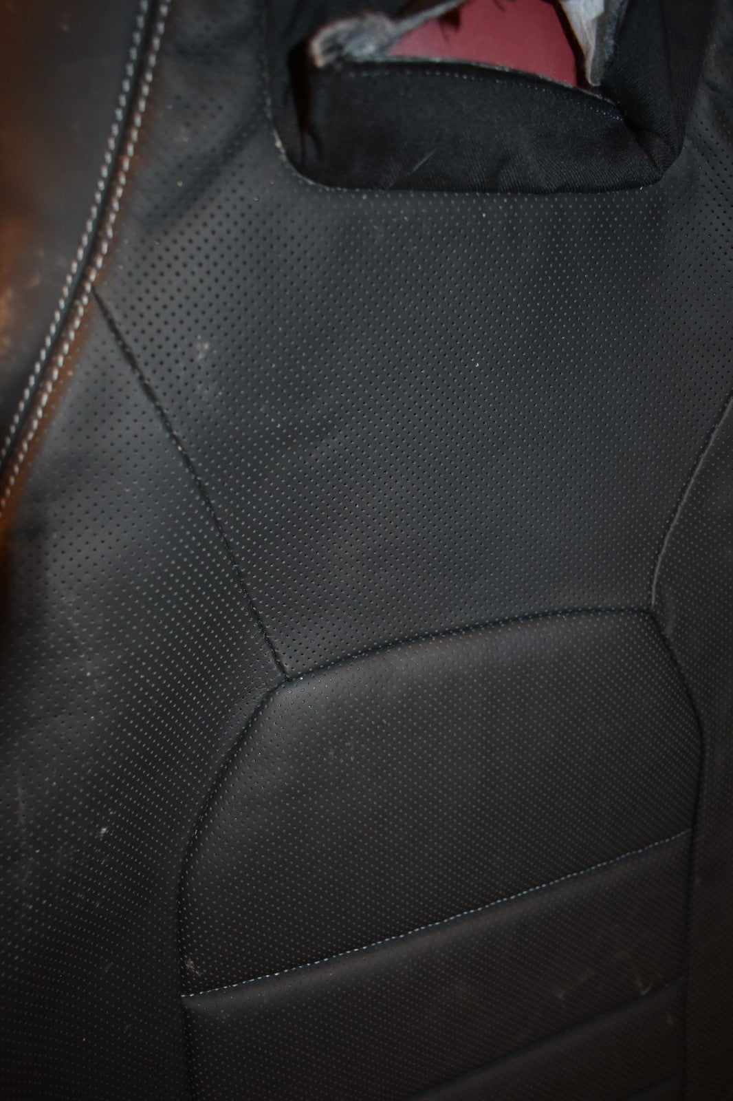 Original Mercedes  w207 E Coupe Sitzbezug mit schwarz Nappa Fahrersitz