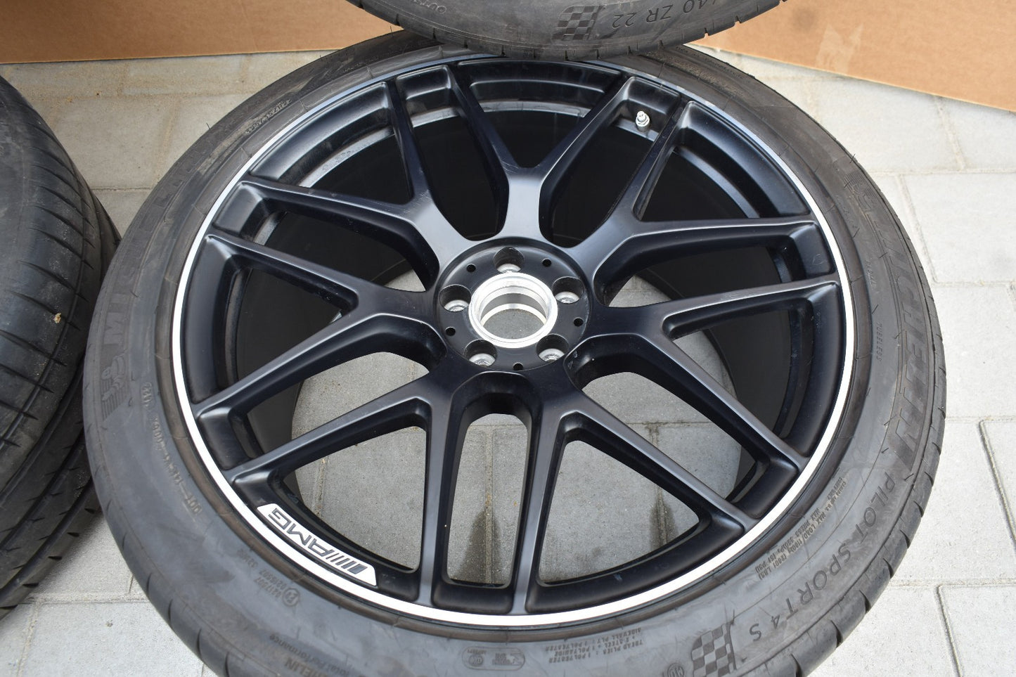 Original Mercedes w167 GLS X167 AMG Räder Sommer Kreuzspeichen schwarz Matt 22