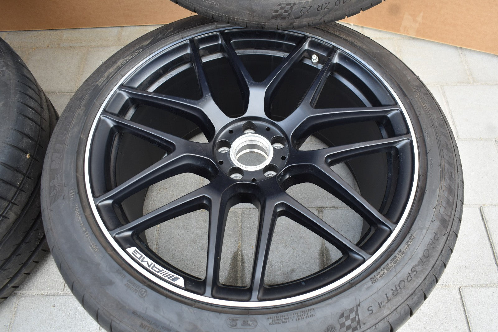 Original Mercedes w167 GLS X167 AMG Räder Sommer Kreuzspeichen schwarz Matt 22