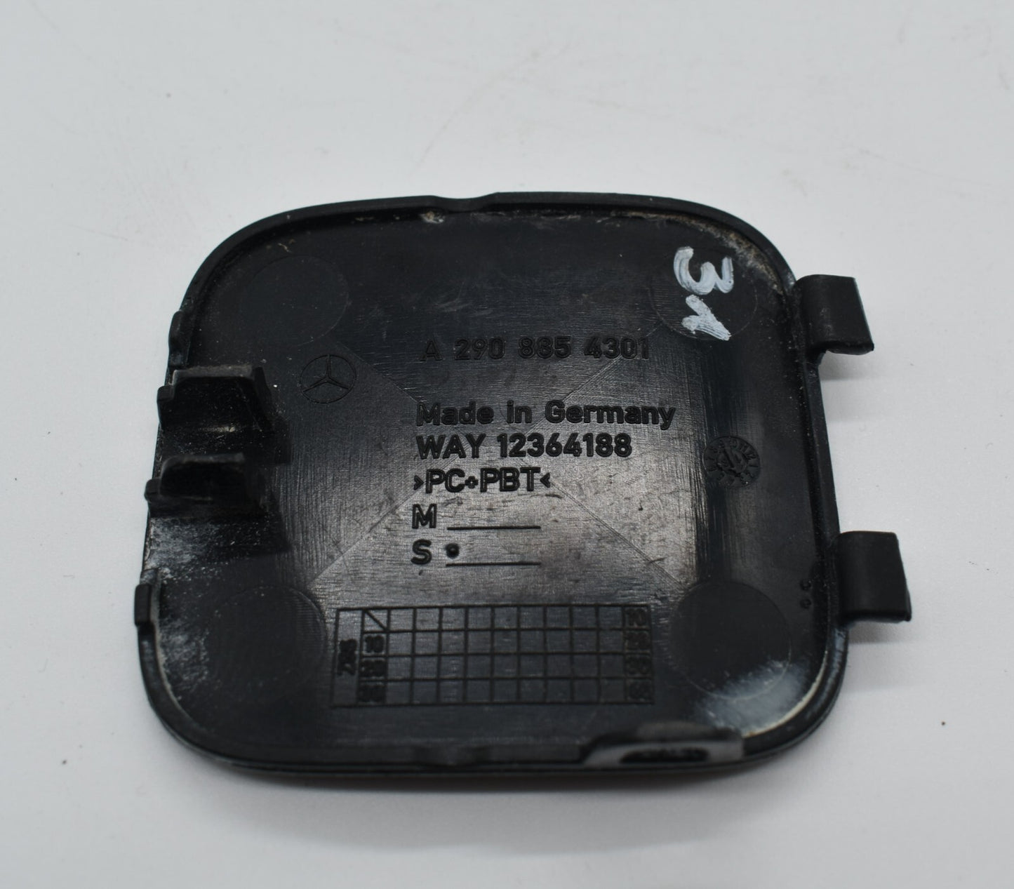Original Mercedes GT X290 Abdeckung Abschleppöse Carbon AMG a2908854301