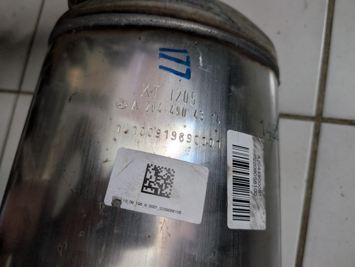 1x Original Mercedes a2044904314 Katalysator Auspuff Neue