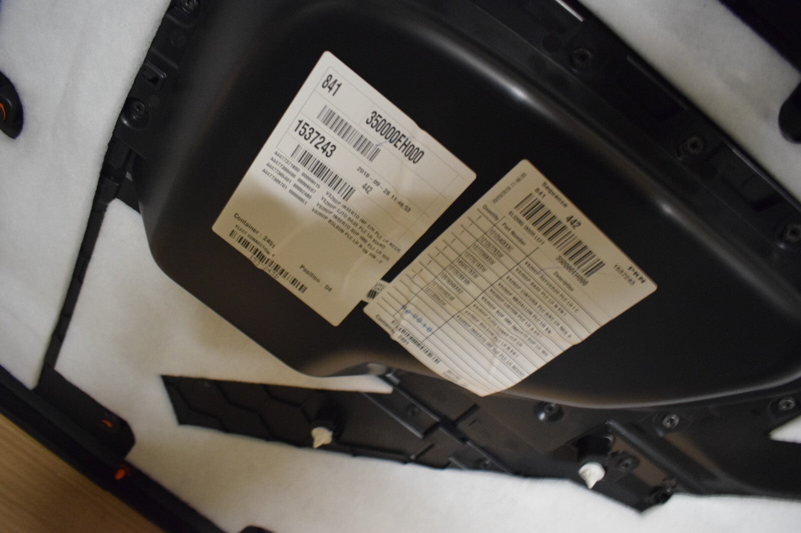 Original Mercedes w447 Vito Türverkleidung für Schiebetür links oben unten