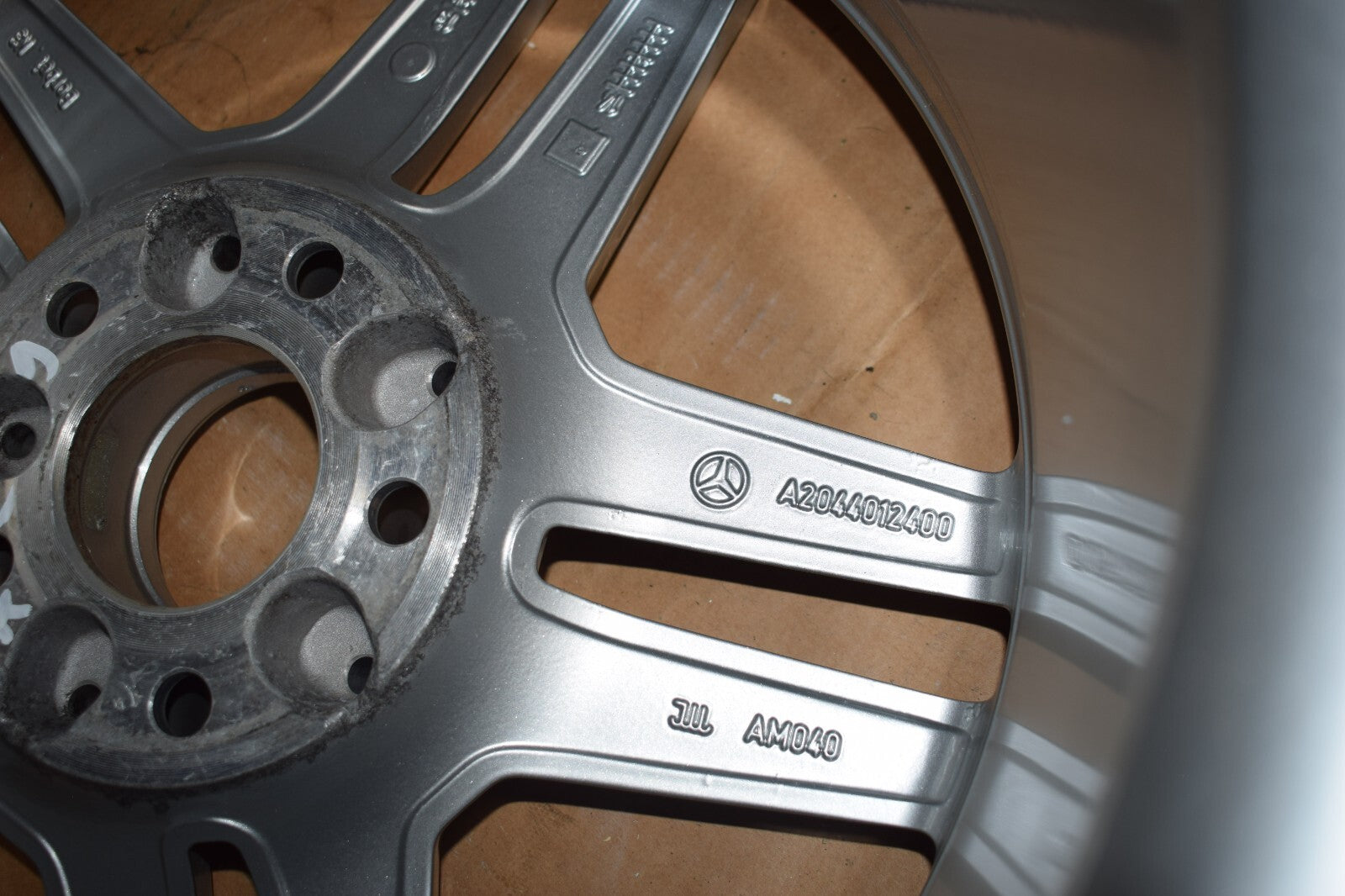 1x Original Mercedes w204 C Klasse Alufelge 17 Zoll a2044012400 8,5Jx17 Et58
