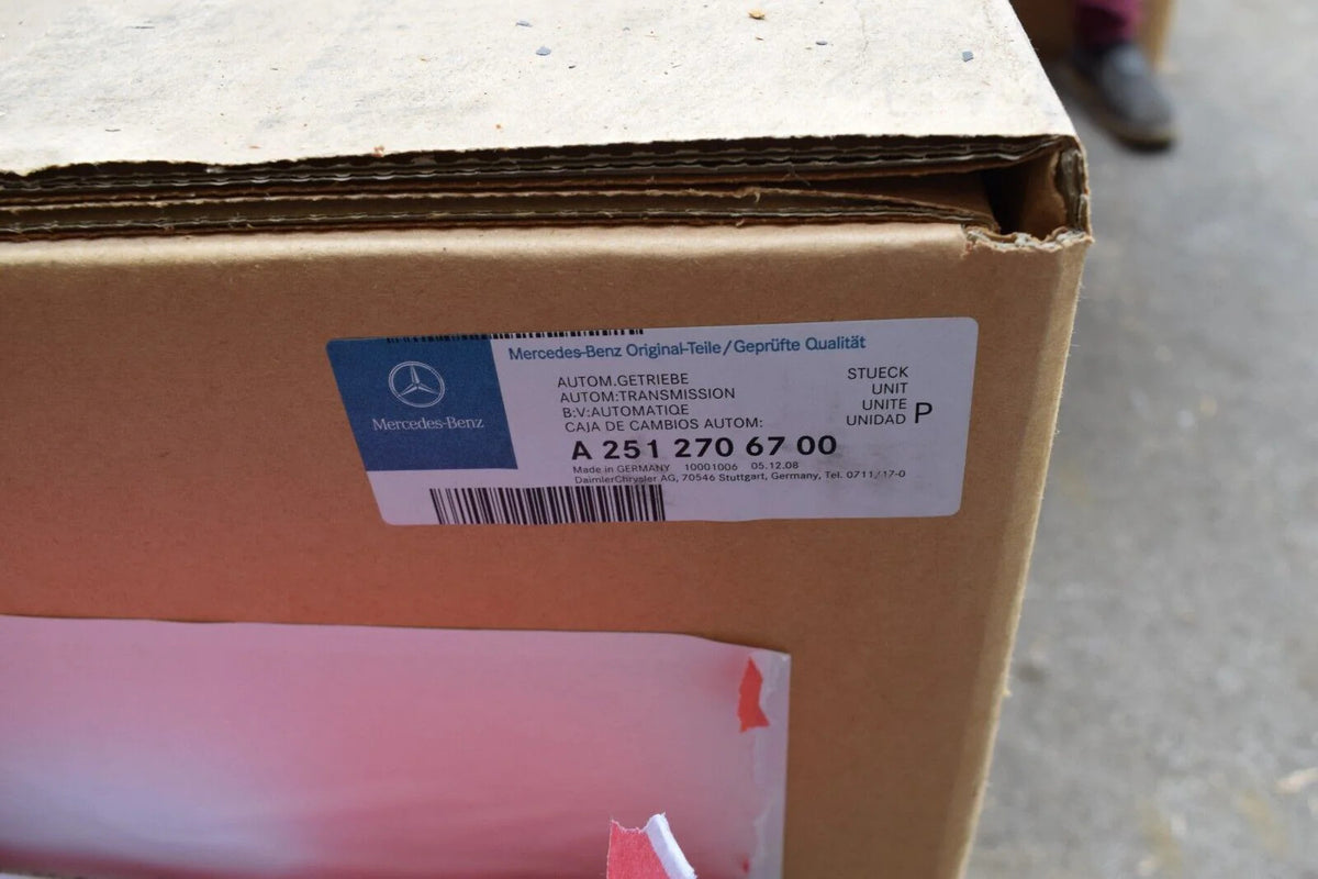 NEU Original Mercedes Automatikgetriebe BM722.906 7G Getriebe a2512706700 OVP