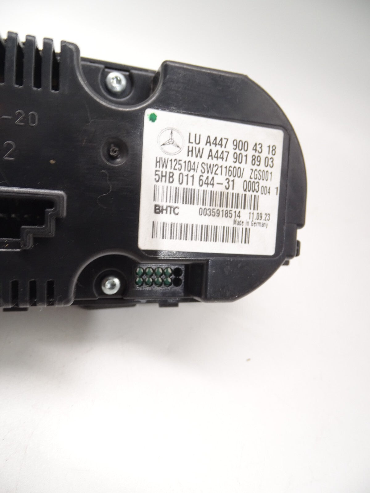 vito klima bedienteil a4479004318 heizung bedientasten w447 schalter Tourer mixt
