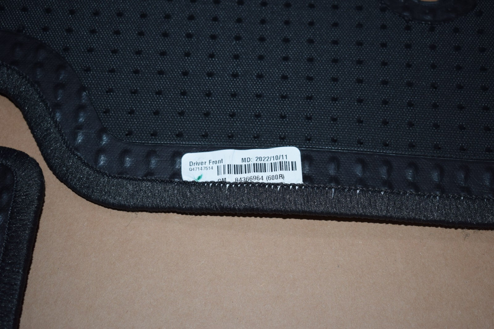 Original Velour Cadillac XT4 Fußmatten schwarz Teppich