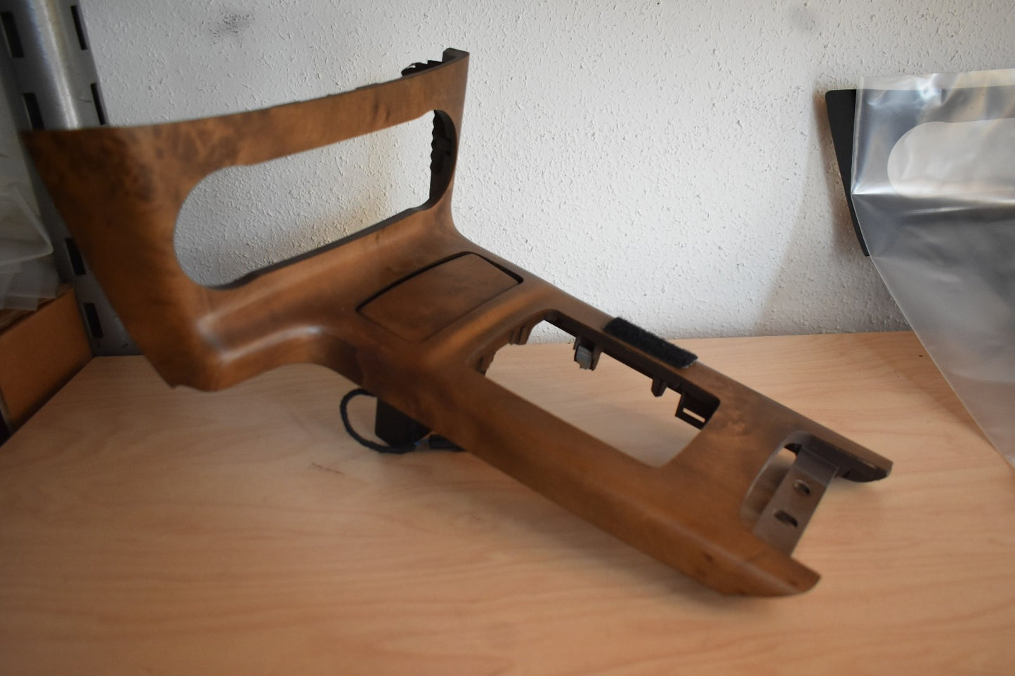 Original Mercedes G Klasse w463 Mittelkonsole Abdeckung Pappel Holz