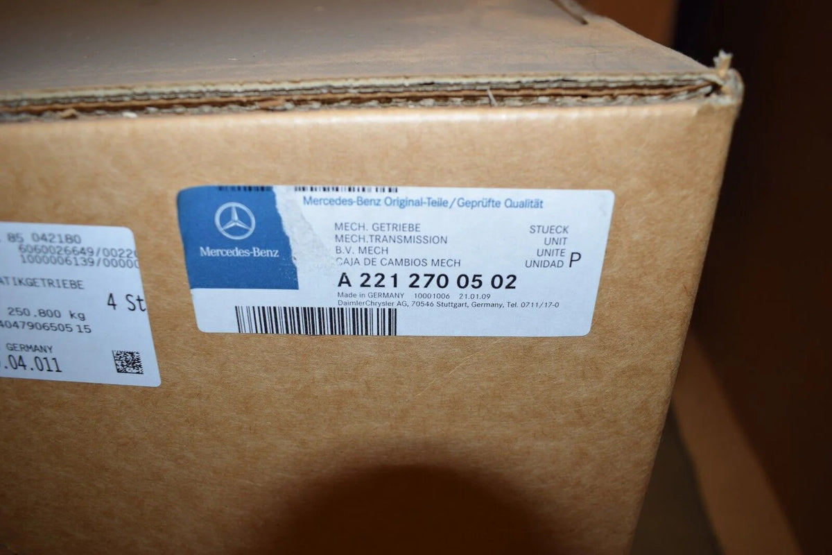 NEU Original Mercedes Automatikgetriebe 7G Getriebe A2212700502 722.903 OVP