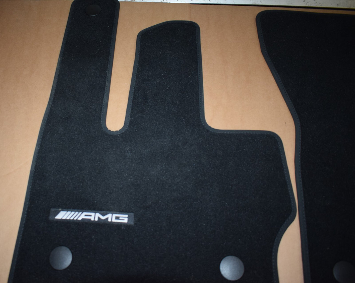 Original Mercedes w463 A G Klasse AMG Fußmatten Satz Velour schwarz