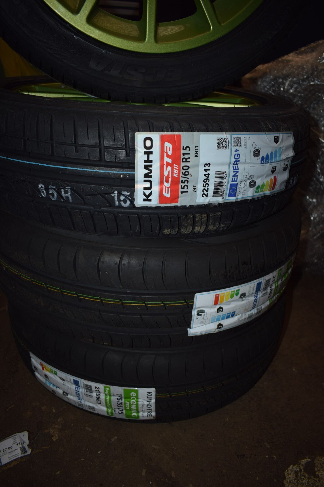 Original SMART w451 Sommerräder Räder Alufelgen 15 Zoll Fortwo Reifen Sommer