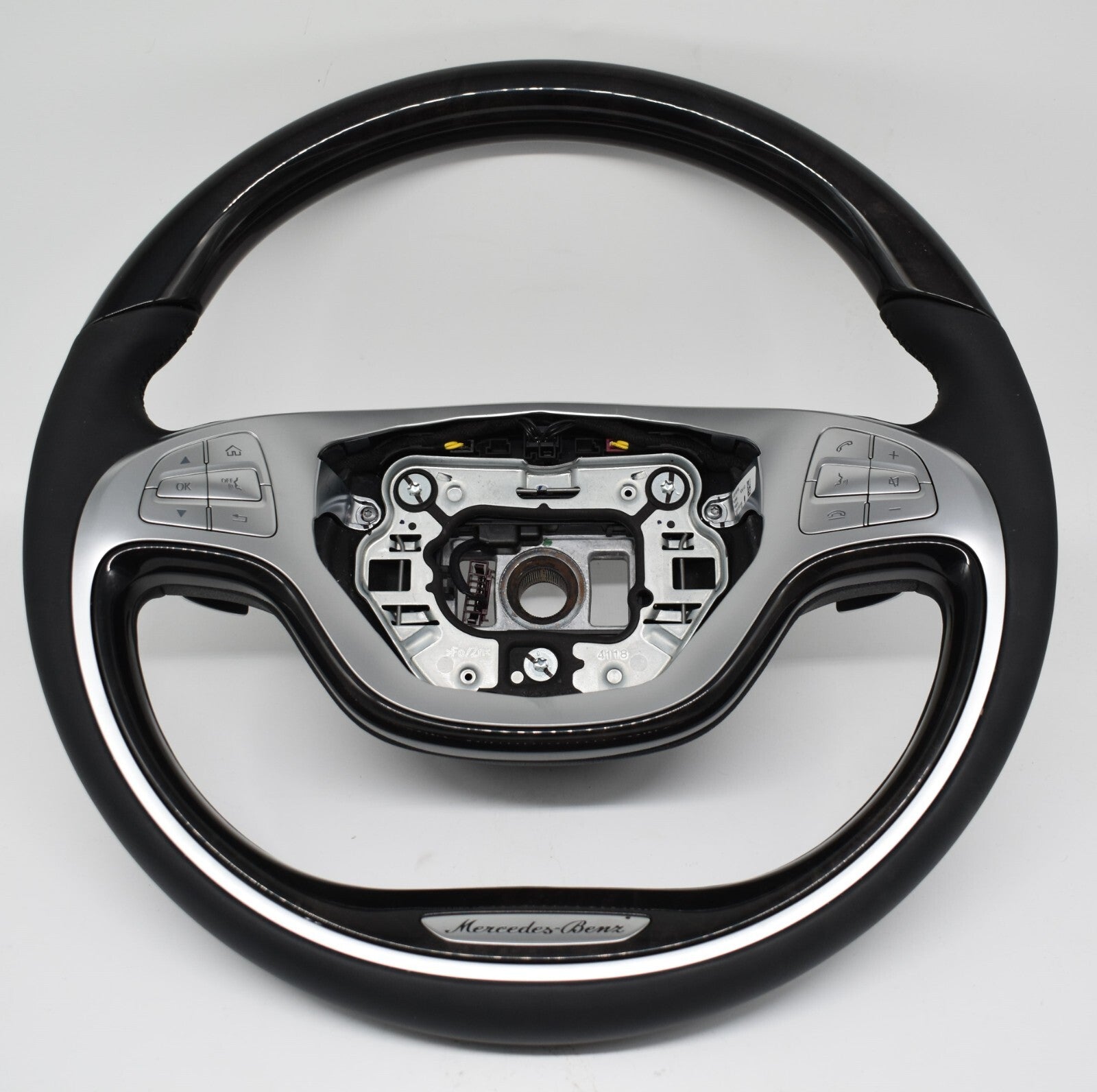 Original Mercedes Holzlenkrad w222 S schwarz a2224605103 Pappel