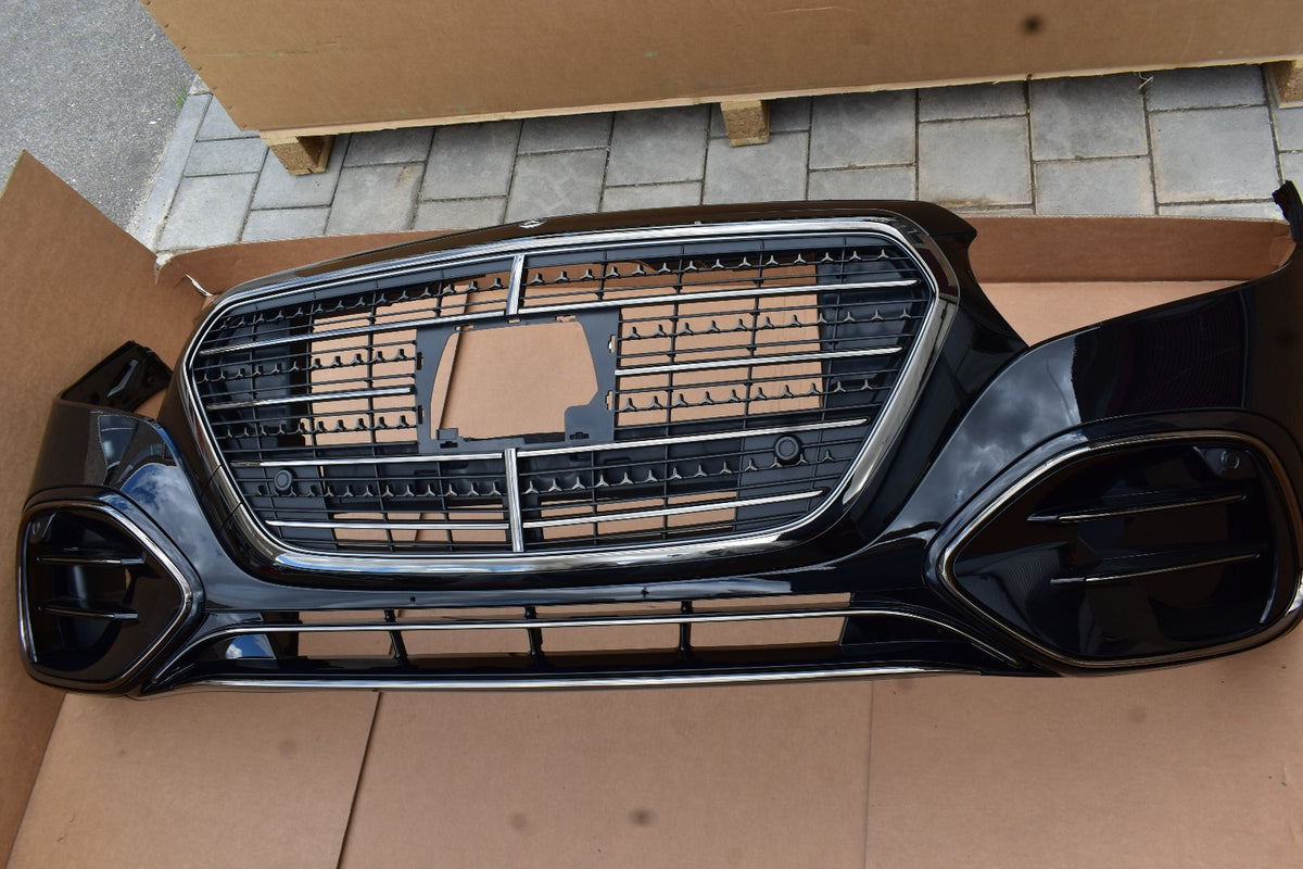Original Mercedes w223 S Klasse AMG Line Stoßstange vorne night Facelift Mopf