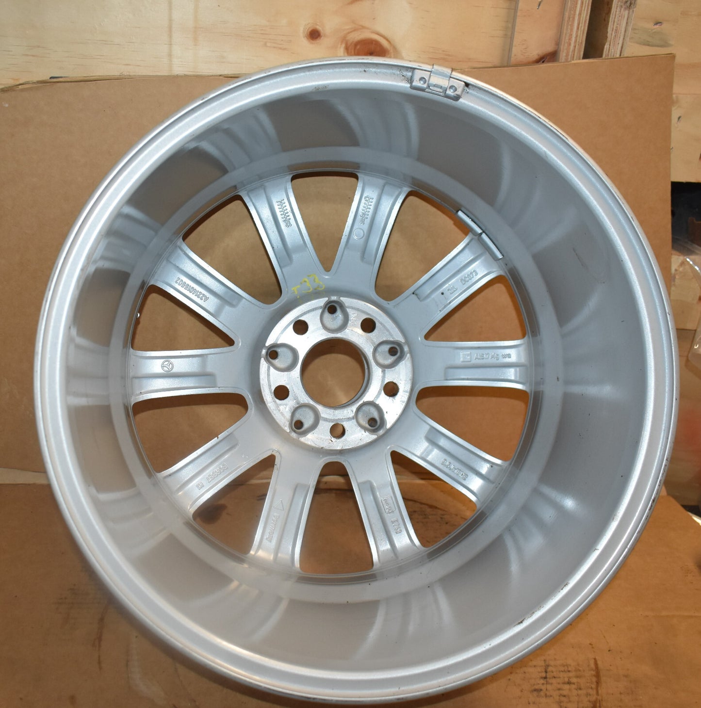1x Original Mercedes Alufelge w221 S Klasse Alufelge A2214015502 9,5Jx18 ET43