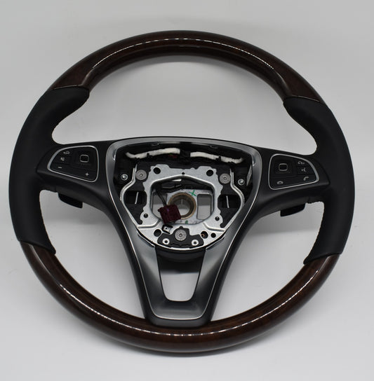 Original Mercedes E Klasse w213 Holzlenkrad a0014604303 Lenkrad Wurzelnuss