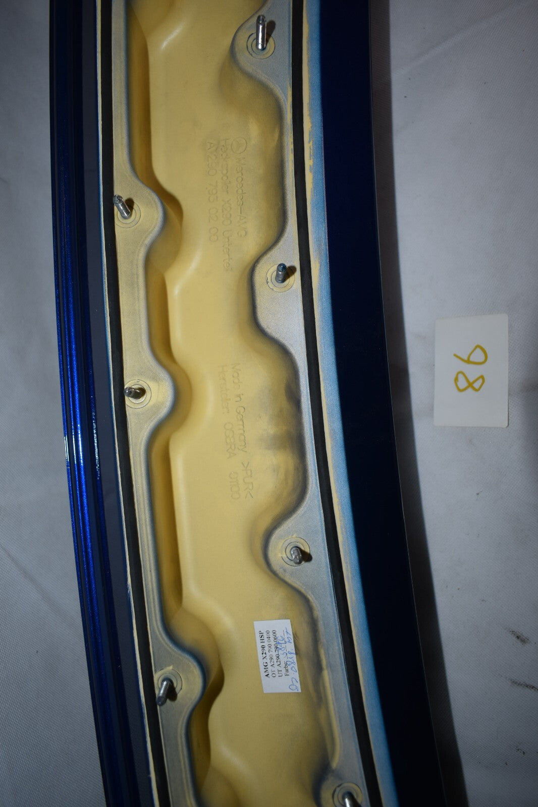 Original Mercedes AMG GT 290 X290 rear Spoiler Heckspoiler Carbon Brillantblau