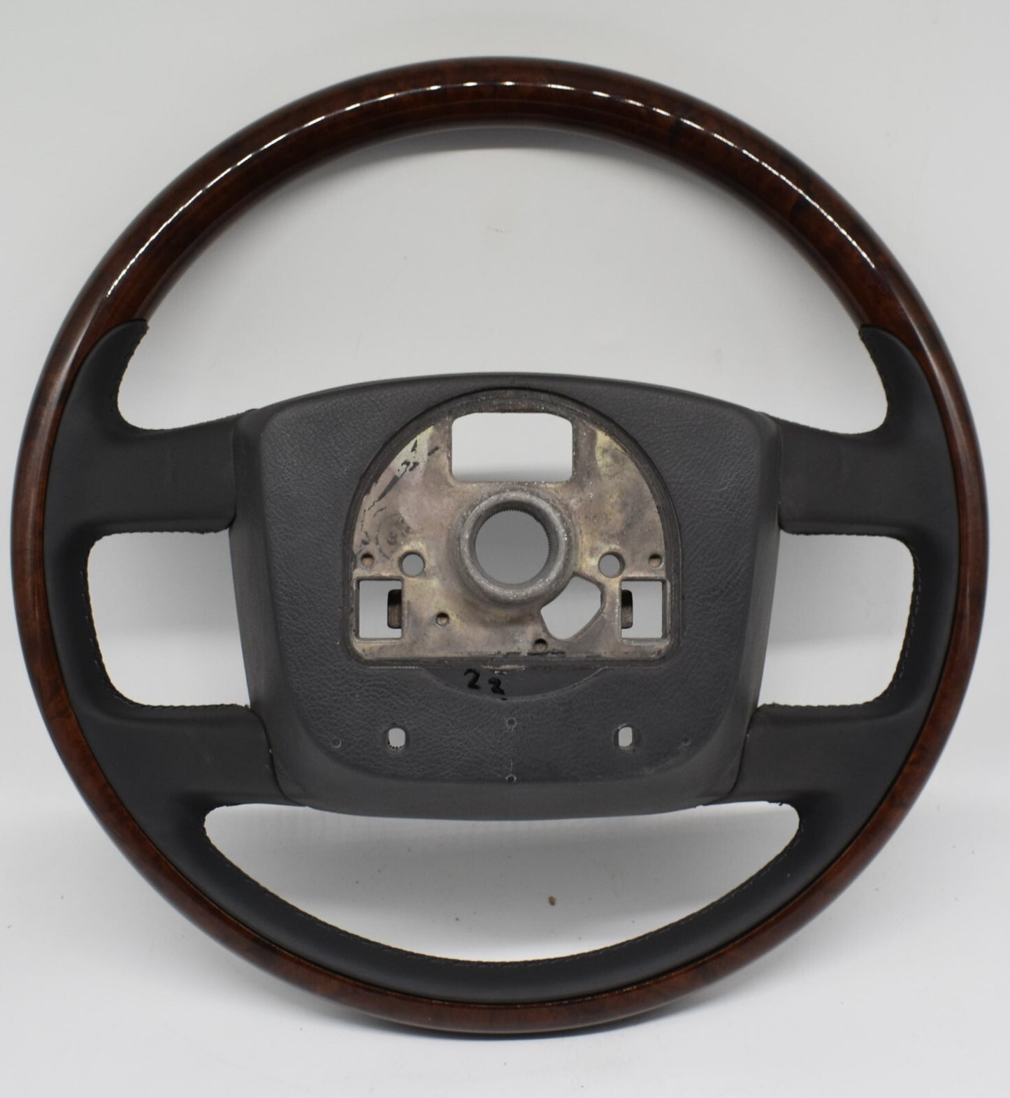 VW Lenkrad Holzlenkrad Touareg Phaeton Nussbaum Anthrazit steering wheel