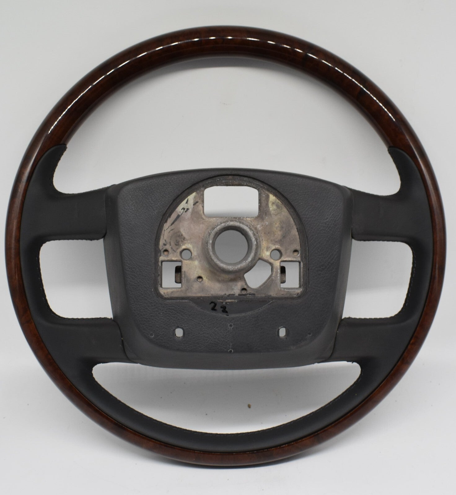 VW Lenkrad Holzlenkrad Touareg Phaeton Nussbaum Anthrazit steering wheel
