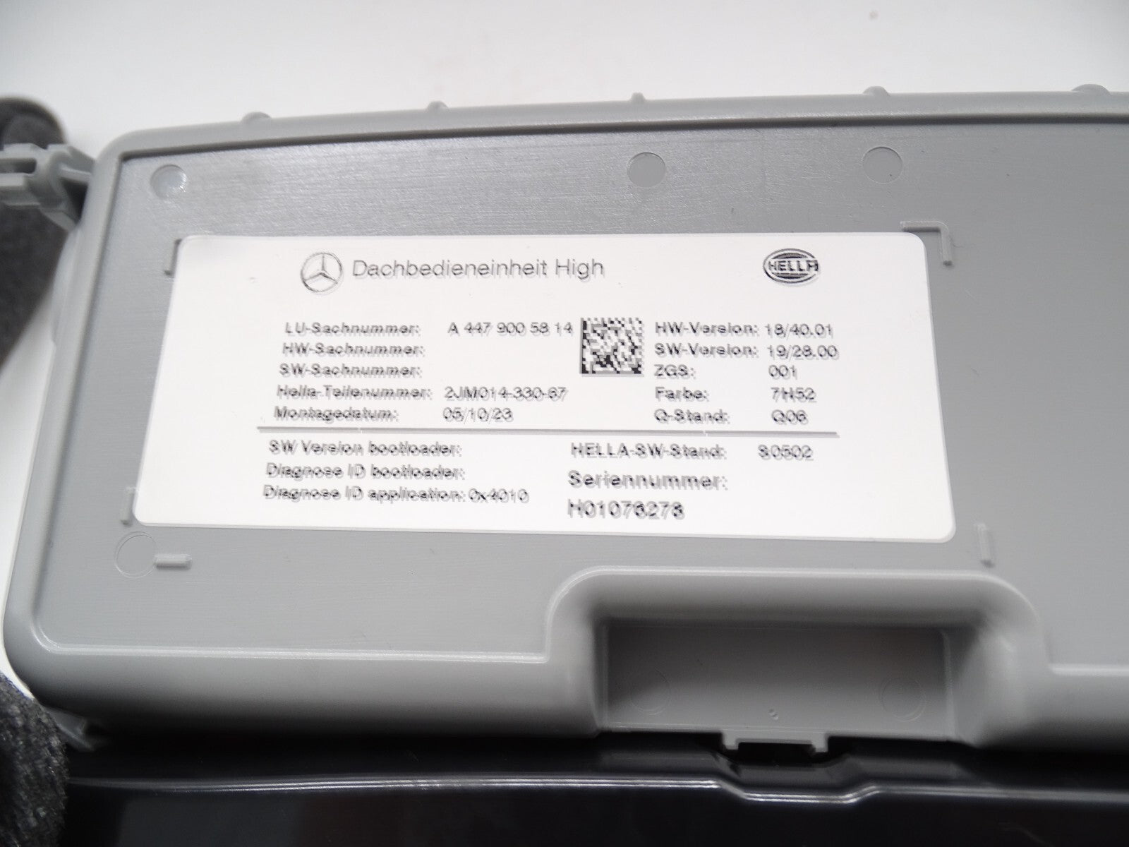 mercedes vito w447 innenleuche dachbedieneinheit a4479005814 High brillenhalter