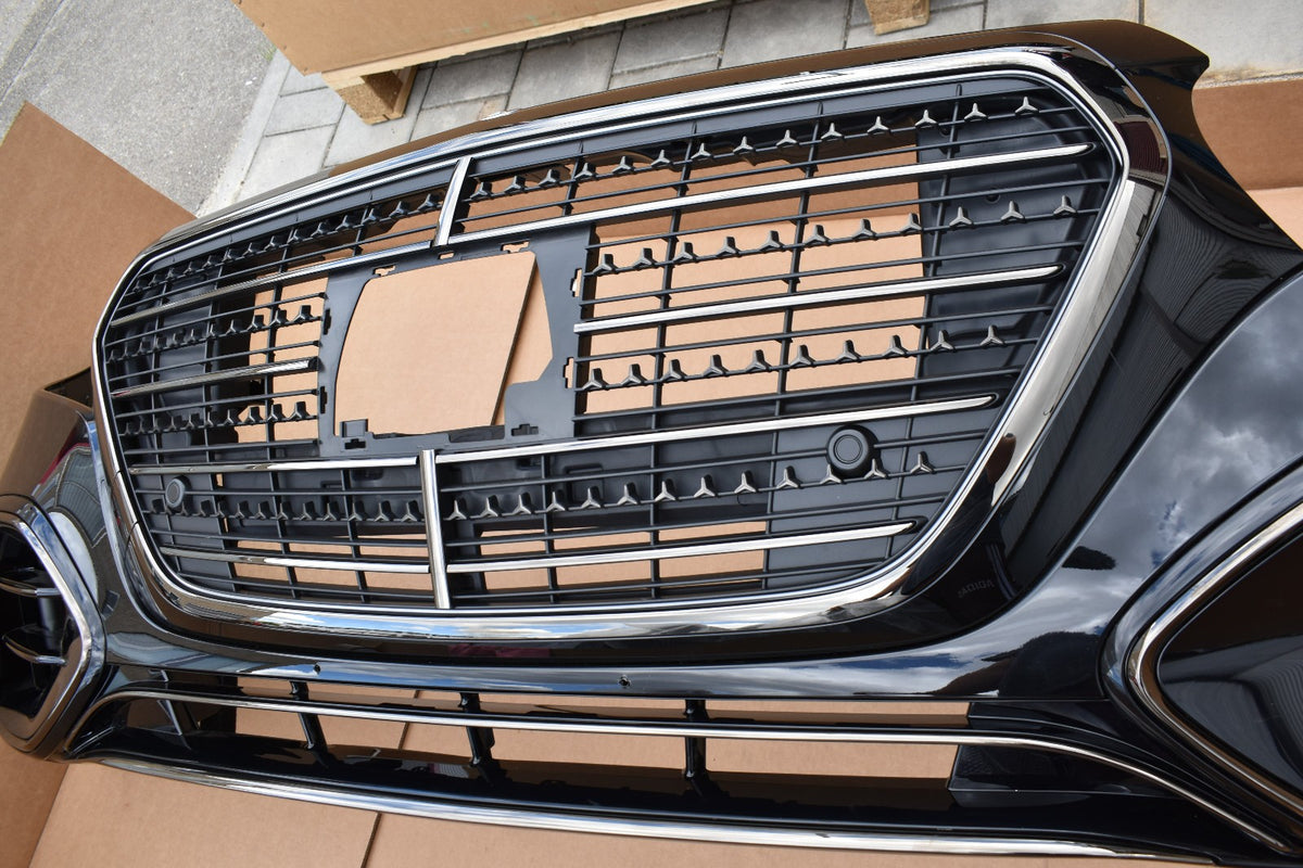 Original Mercedes w223 S Klasse AMG Line Stoßstange vorne night Facelift Mopf