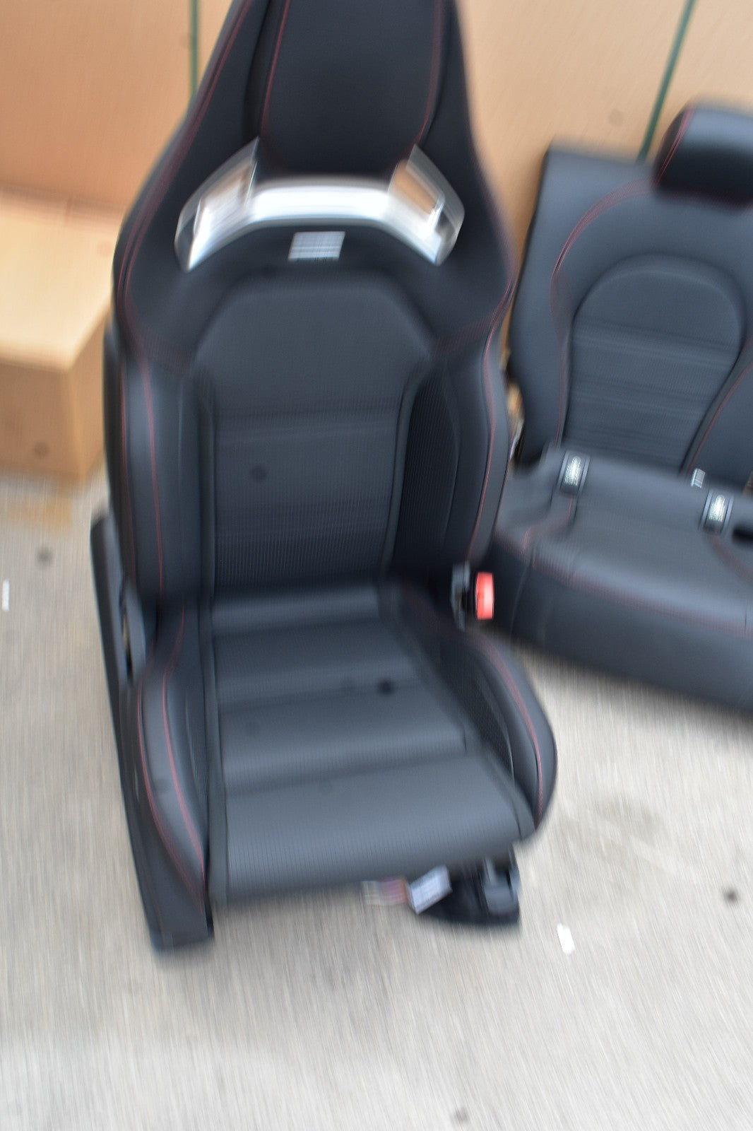 Original Mercedes AMG w253 GLC Coupe rot Performance Sitze vorne