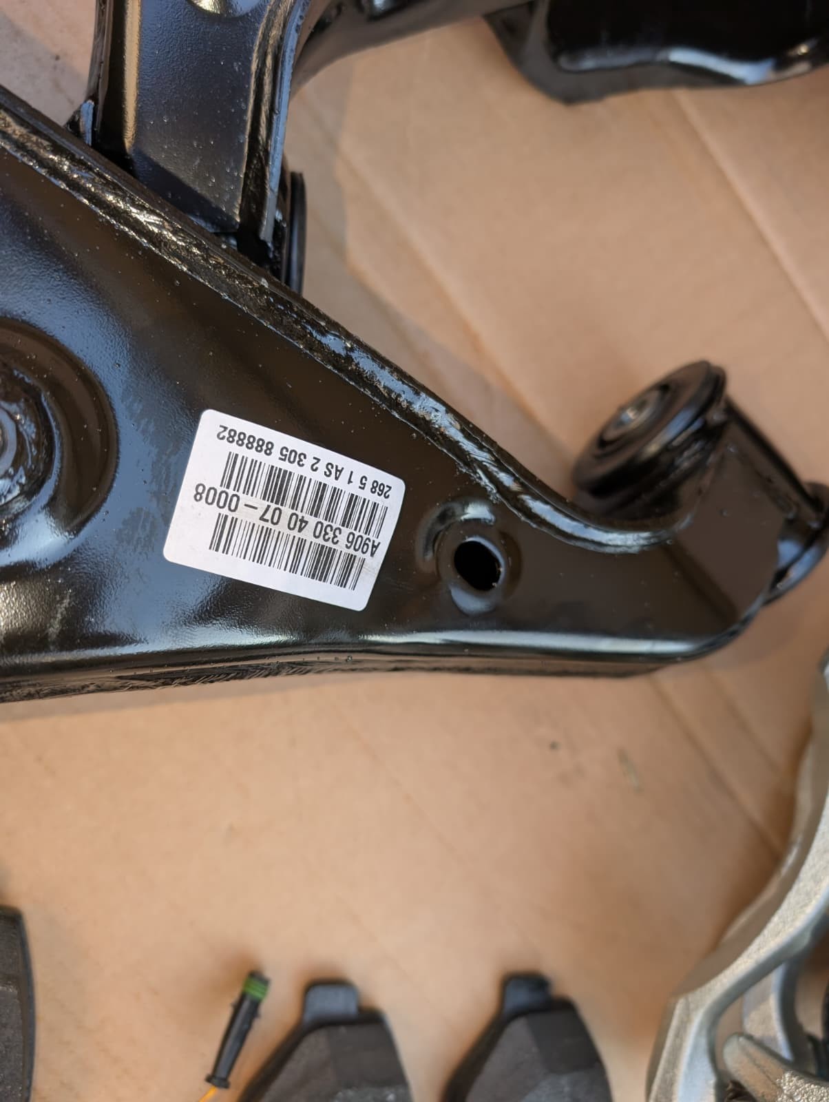 40x Original Mercedes Sprinter w907 W906 Vorderachse Satz Bremse Dämpfer