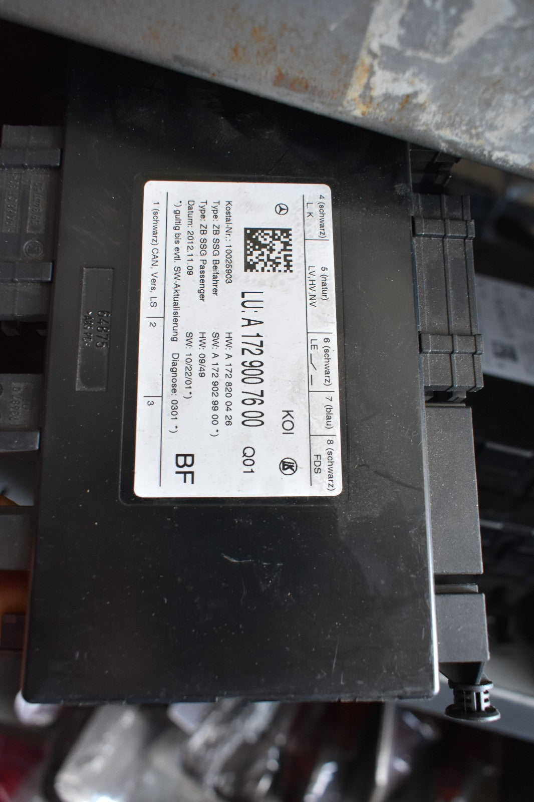 Mercedes Steuergerät Sitzsteuergerät  a1729007600 w176 w204 w207 w212 w218
