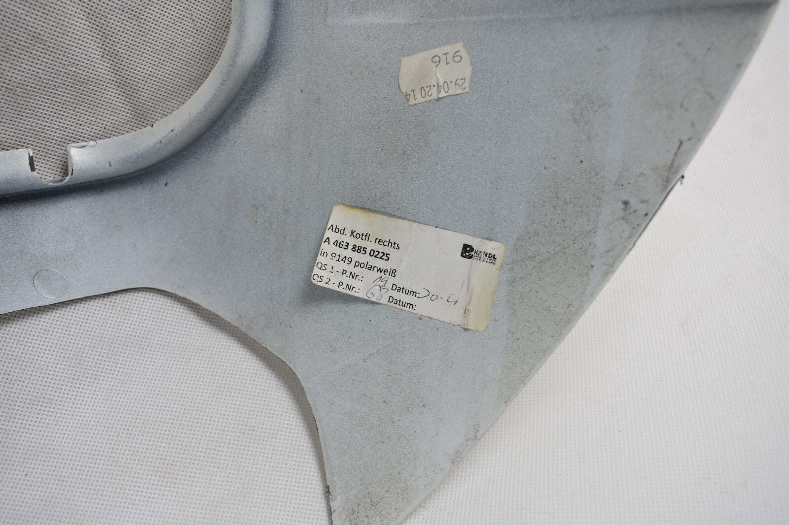 Original Mercedes G Klasse w463 Kotflügel Abdeckung rechts a4638850225