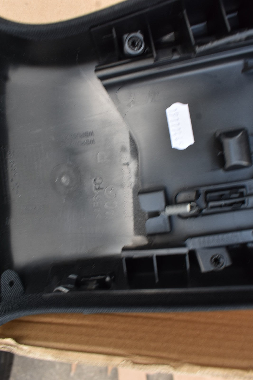 Original Mercedes W206 B Säulfe Verkleidung Paar Schwarz A2066903304