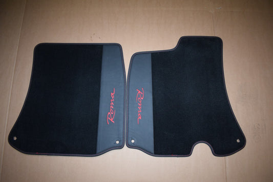 Original Ferrari Roma Fußmatten schwarz Teppich