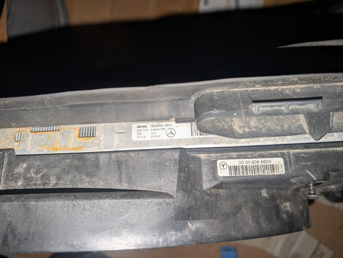 Original Mercedes S Klasse W222 V12 Kühlerpaket  Lüfter Kühler M275