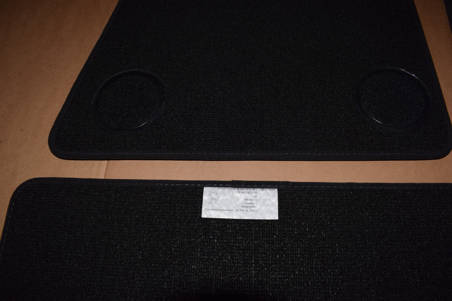Original Rolls Royce RR31 Cullinan Fußmatten Floor mats schwarz Velour