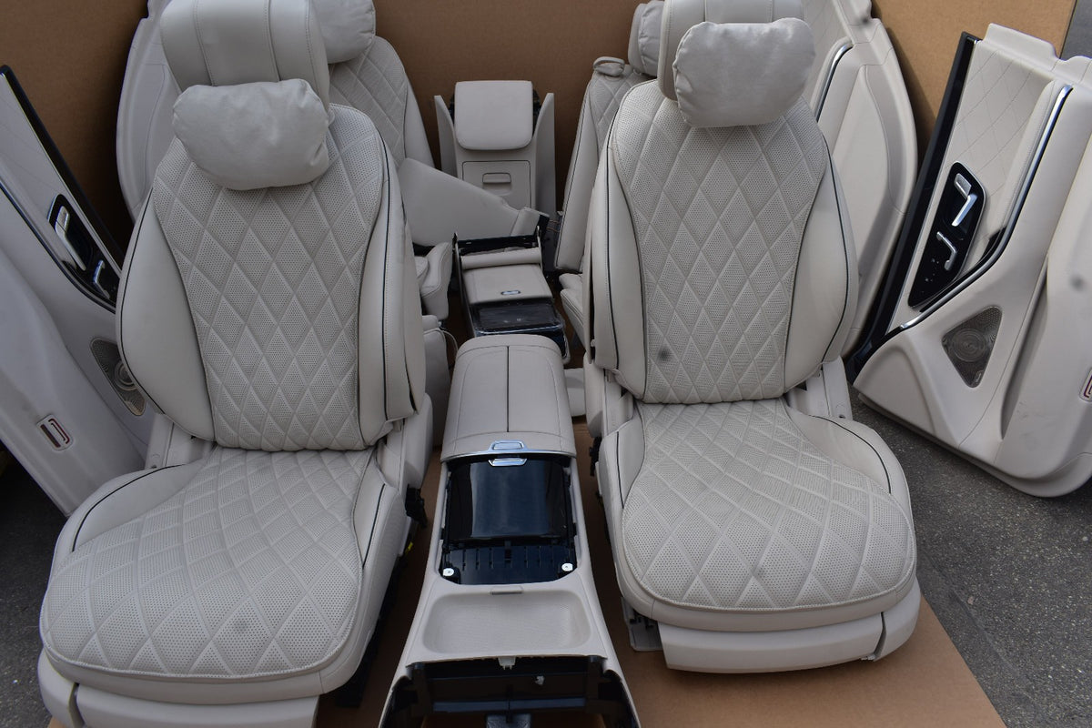 Mercedes w223 S Klasse Sitze Ledersitze Einzelsitze innenausstattung Manufactur