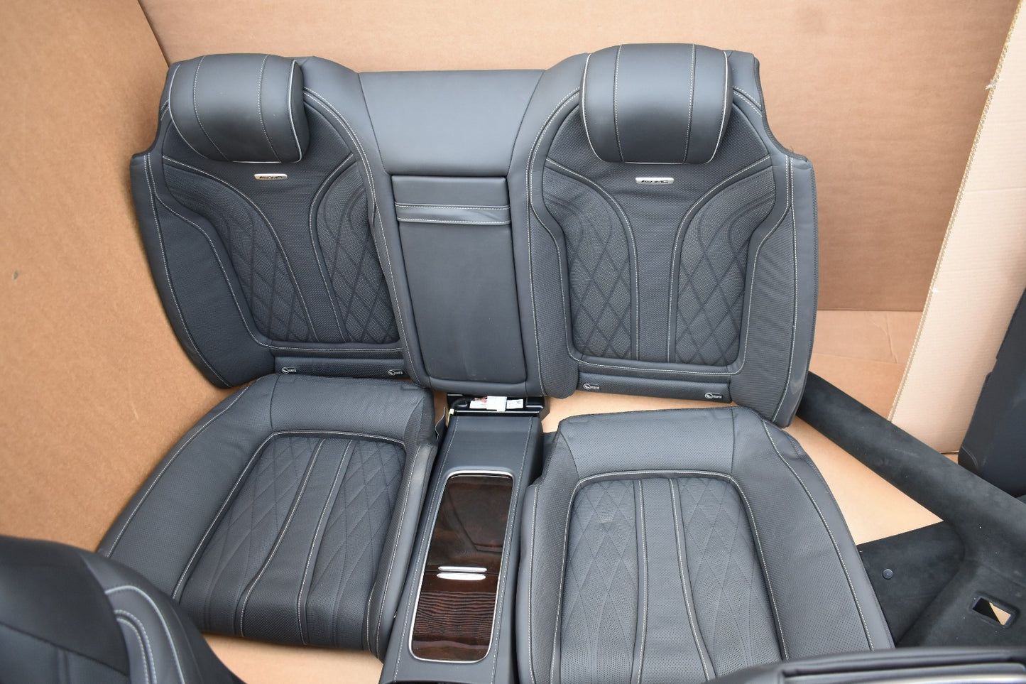 Mercedes S63 AMG Coupe S Klasse Cabrio Sitze vorne hinten Innenausstattung C217